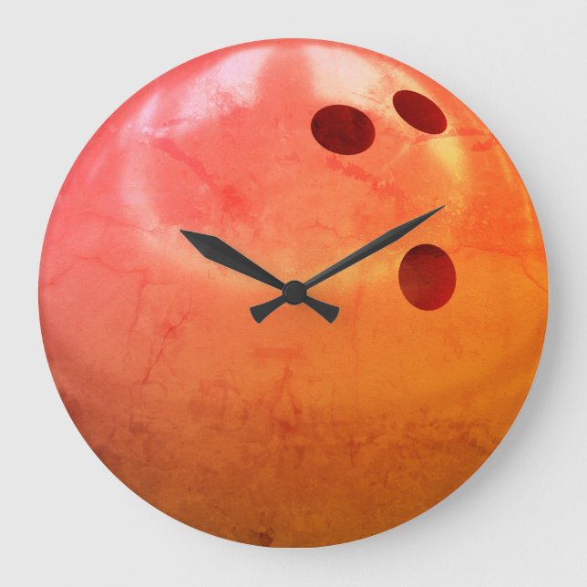 Bowling Ball Large Clock (Front)
