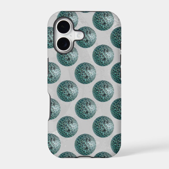 Bowling Ball Leopard Teal (Back)