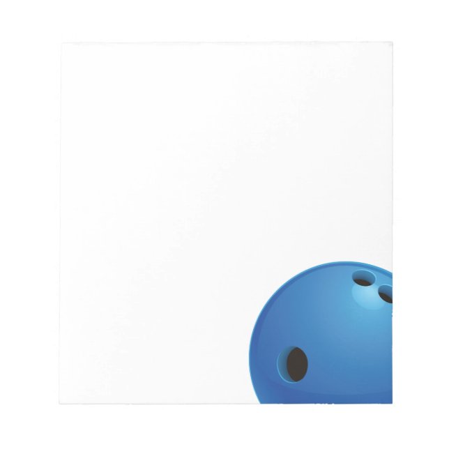 Bowling Ball Notepad (Front)