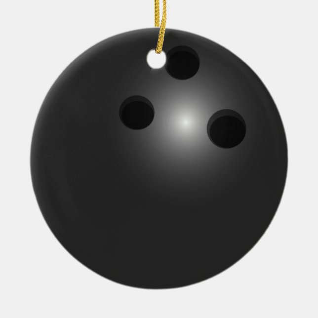 Bowling Ball ornament (Front)