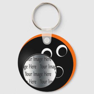bowling ball photo key ring