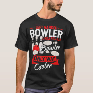 Bowling Ball Pin Bowler Strike Bowling Fanatic Bow T-Shirt