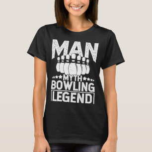 Bowling Ball Pin Bowler Strike Bowling Fanatic Bow T-Shirt