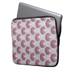 Bowling Ball Pink Laptop Sleeve