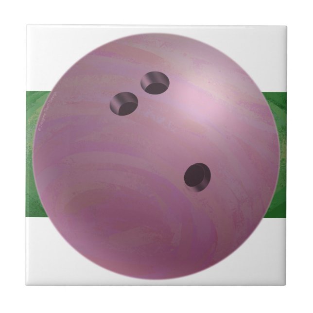 Bowling Ball Pink Tile (Front)