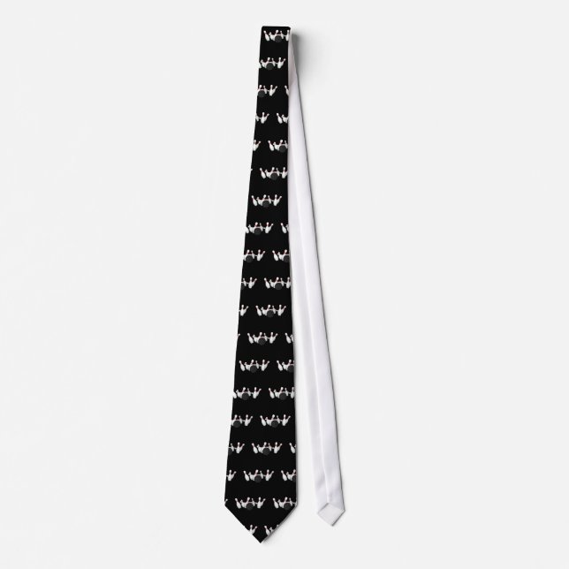 Bowling Ball & Pins: 3D Model: Necktie (Front)