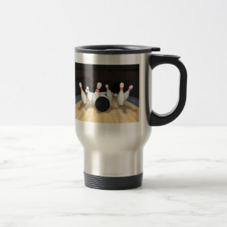 Bowling Ball & Pins: 3D Model: Travel Mug
