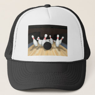 Bowling Ball & Pins: 3D Model: Trucker Hat