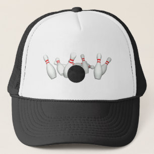 Bowling Ball & Pins: 3D Model: Trucker Hat