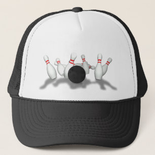 Bowling Ball & Pins: 3D Model: Trucker Hat