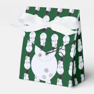 Bowling Ball Snowman Christmas Favour Box