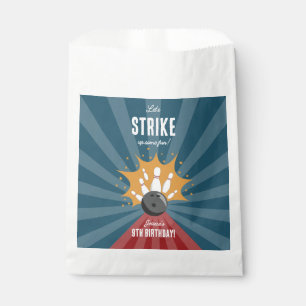Bowling Ball Strike Up Some Fun Kids Birthday Favour Bags