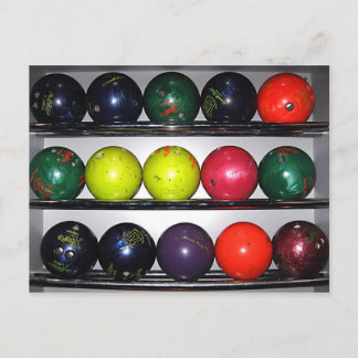 Bowling Balls Postcard