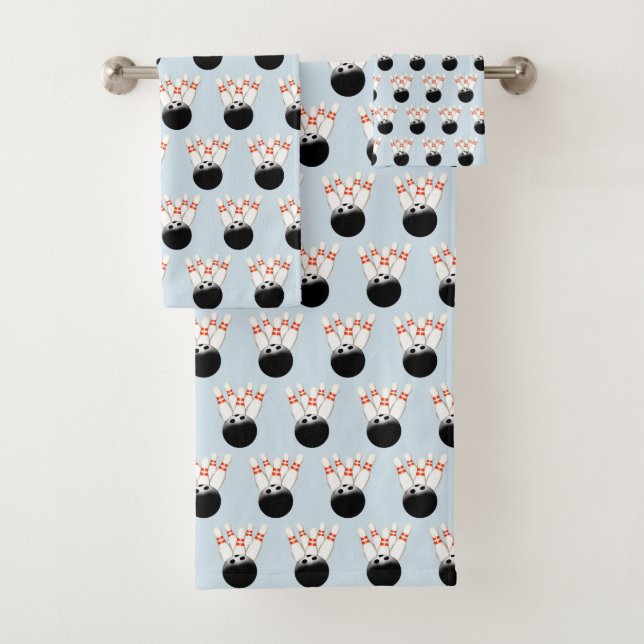 Bowling Bathroom Towel Set (Insitu)