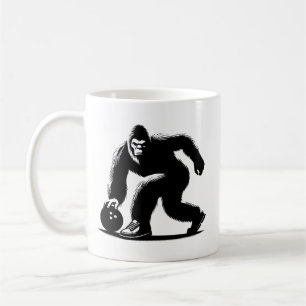 Bowling Bigfoot Coffee Mug
