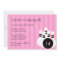 Bowling Birthday Party Invitation - Pink