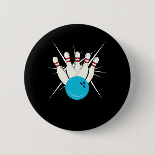 Bowling Bliss 6 Cm Round Badge