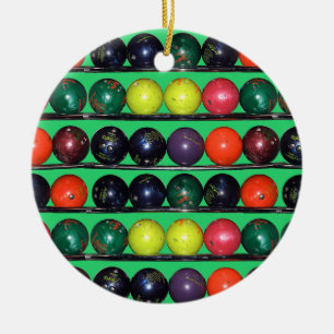 Bowling Blitz Ceramic Tree Decoration