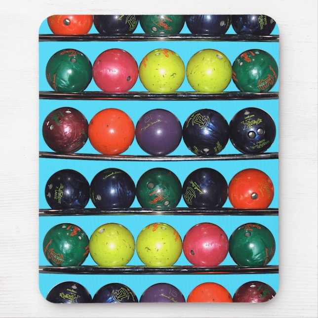 Bowling Blitz  Mouse Mat (Front)