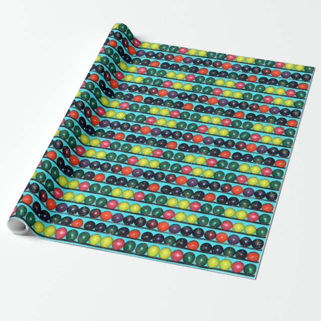 Bowling Blitz  Wrapping Paper (Unrolled)