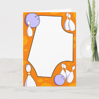 Bowling Border Card