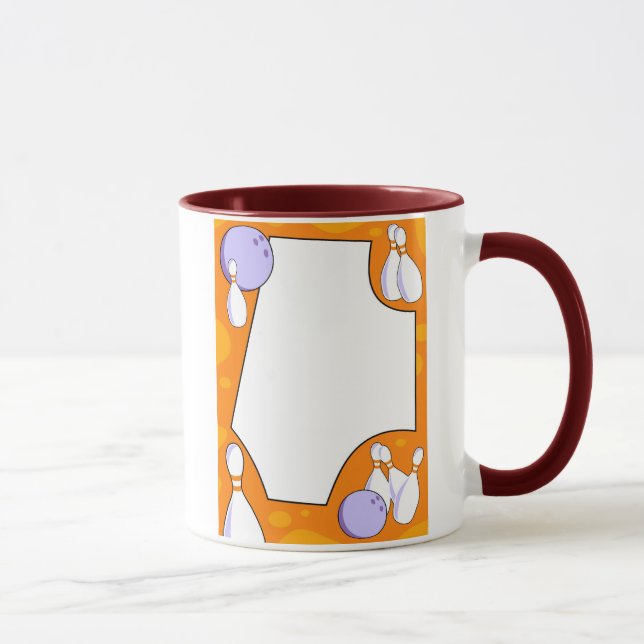 Bowling Border Mug (Right)