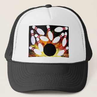 BOWLING BOWL STRIKE CAP HAT by Teo Alfonso