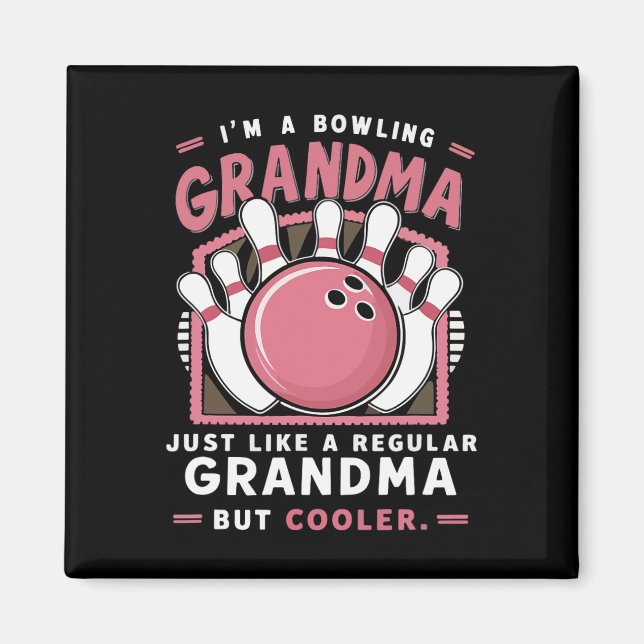 Bowling Bowler Bowling Byll Funny  Magnet (Front)