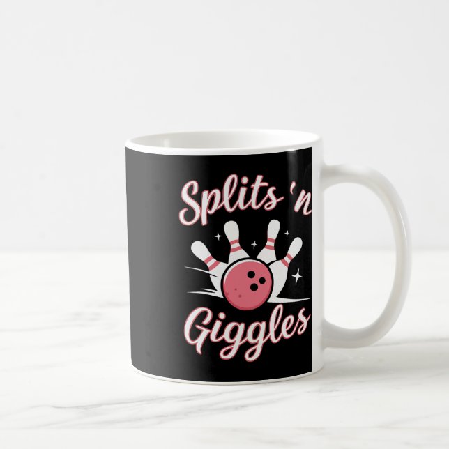 Bowling Bowler Funny Splits N Giggles Bowling Byll Coffee Mug (Right)