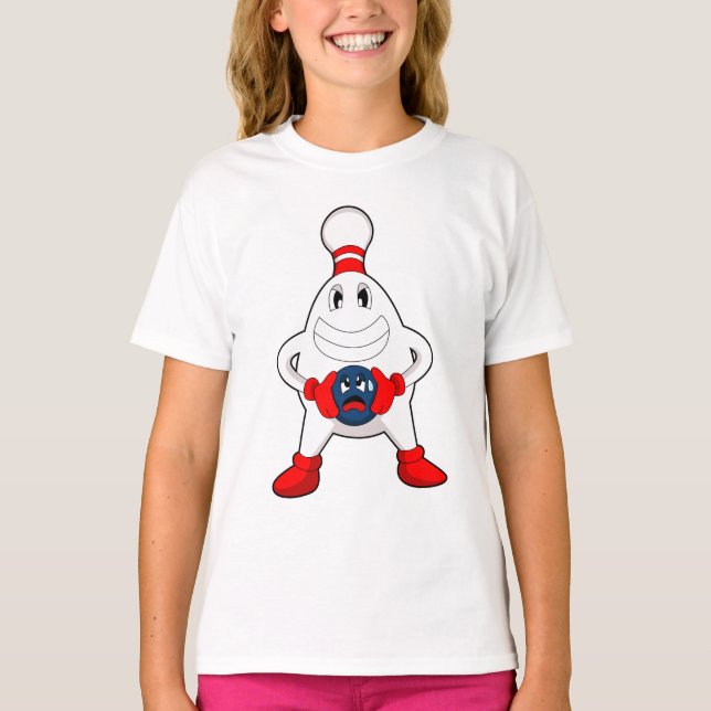 Bowling Bowling pin Bowling ball T-Shirt (Front)