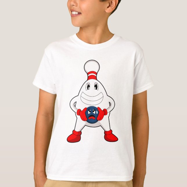 Bowling Bowling pin Bowling ball T-Shirt (Front)