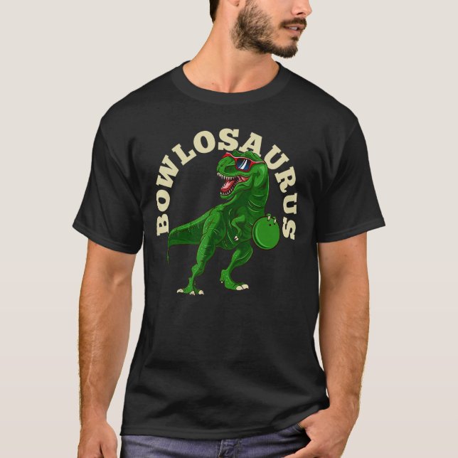 Bowling Bowlosaurus T-Shirt (Front)