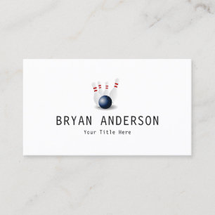 Bowling Business Card