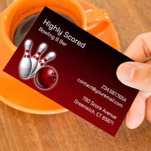 Bowling Business Card
