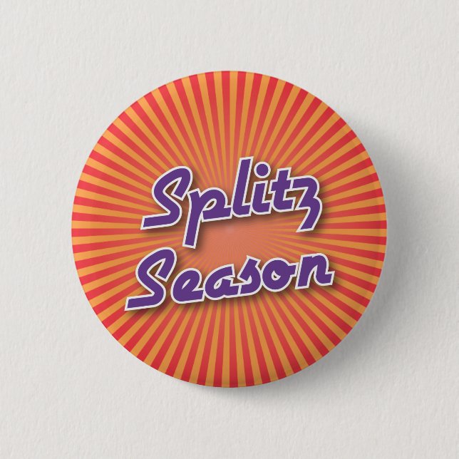 Bowling Button: Splitz Season 6 Cm Round Badge (Front)