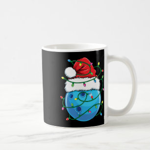 Bowling Byll With Santa Hat Men Boys Christmas Xma Coffee Mug