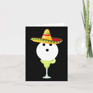 Bowling Byll With Sombrero And Margarita Sport Cin Card