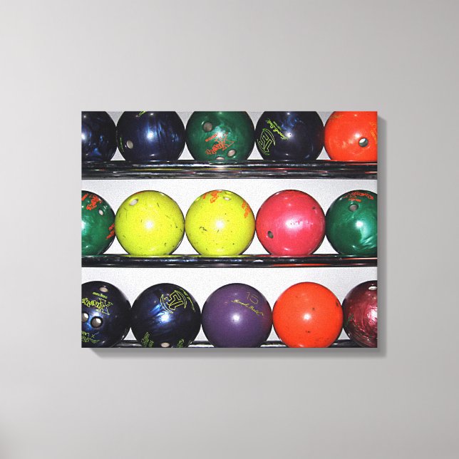 Bowling Canvas Print (Front)