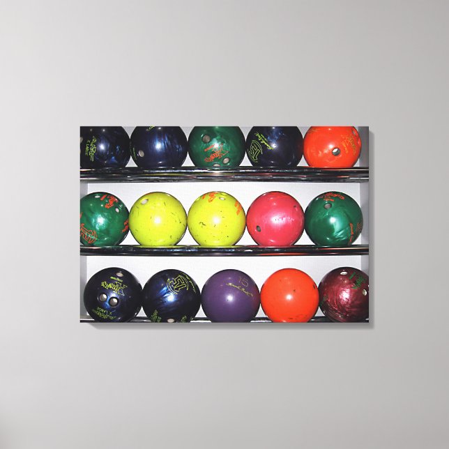 Bowling Canvas Print (Front)