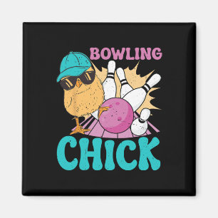 Bowling Chick 1 Magnet