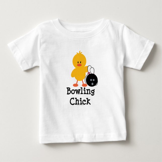 Bowling Chick Infant Tee (Front)