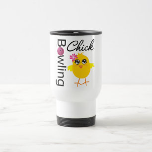 Bowling Chick Travel Mug