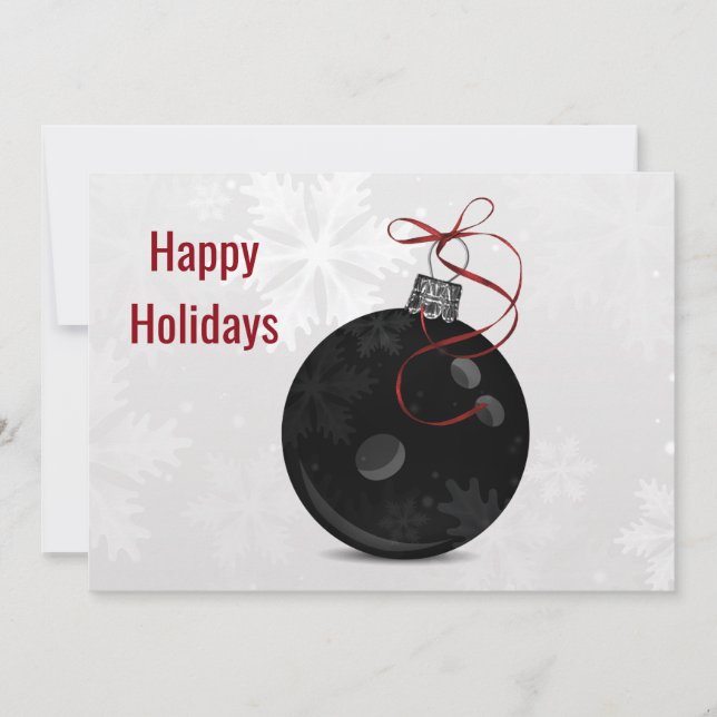 bowling Christmas Cards (Front)