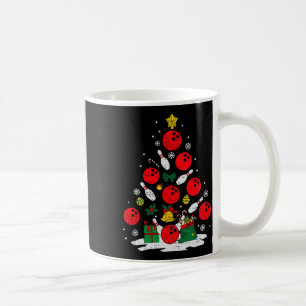Bowling Christmas Tree Lights Xmas Bowler Sport Me Coffee Mug