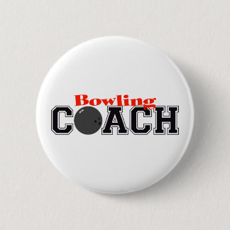 Bowling Coach 6 Cm Round Badge