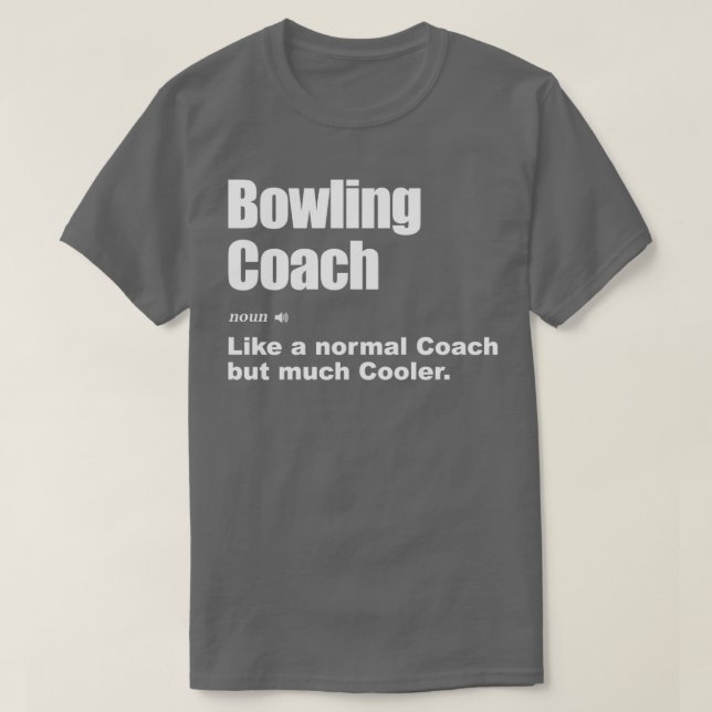 Bowling coach Classic TShirt (Design Front)