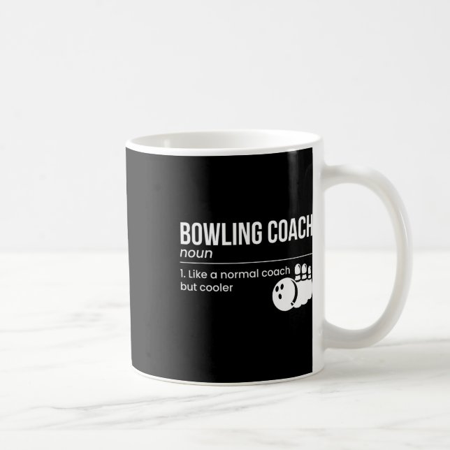 Bowling Coach Definition  Coffee Mug (Right)