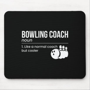 Bowling Coach Definition Mouse Mat