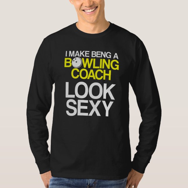 Bowling Coach Player Team Instructor  33 T-Shirt (Front)
