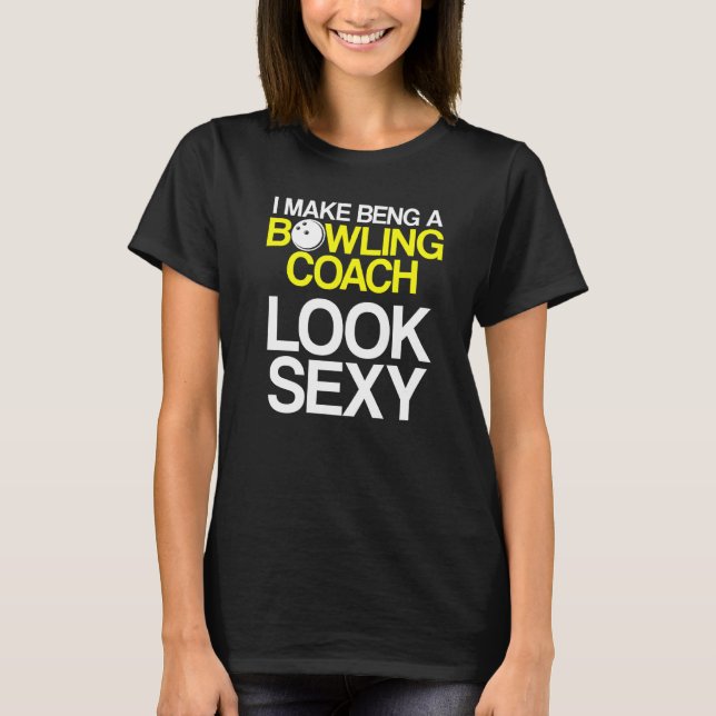 Bowling Coach Player Team Instructor  33 T-Shirt (Front)